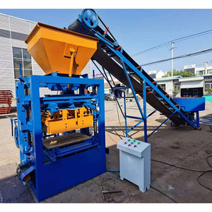 Máquina para fabricar bloques de ladrillo hueco Manual de bajo precio, fabricante de bloques de pavimentación Manual móvil de cemento de hormigón con componente de núcleo de motor - Product Image 3