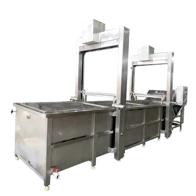 Automatique machine de cuisson personnalisé boeuf en conserve précuisant la machine de poulet en conserve précuisant la machine