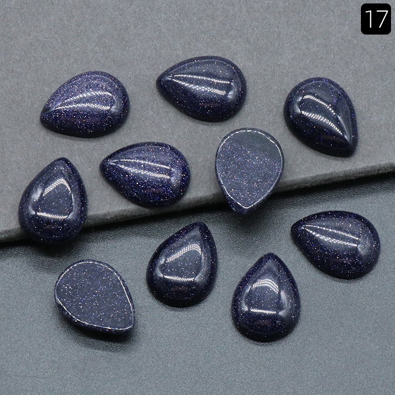 15x20mm blue sand stone-synthetic-single