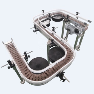 用于食品商店运输的链条塑料模块化传送带柔性链条输送机 - Product Image 6