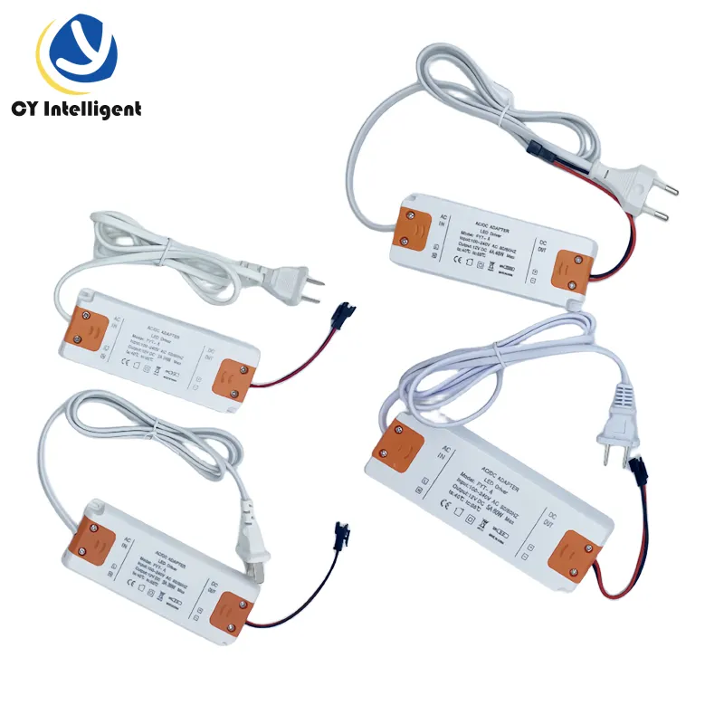 टच डिमर स्विच के लिए 60W AC100-240V 12V LED ड्राइवर ट्रांसफार्मर लाइटिंग स्विचिंग पावर सप्लाई