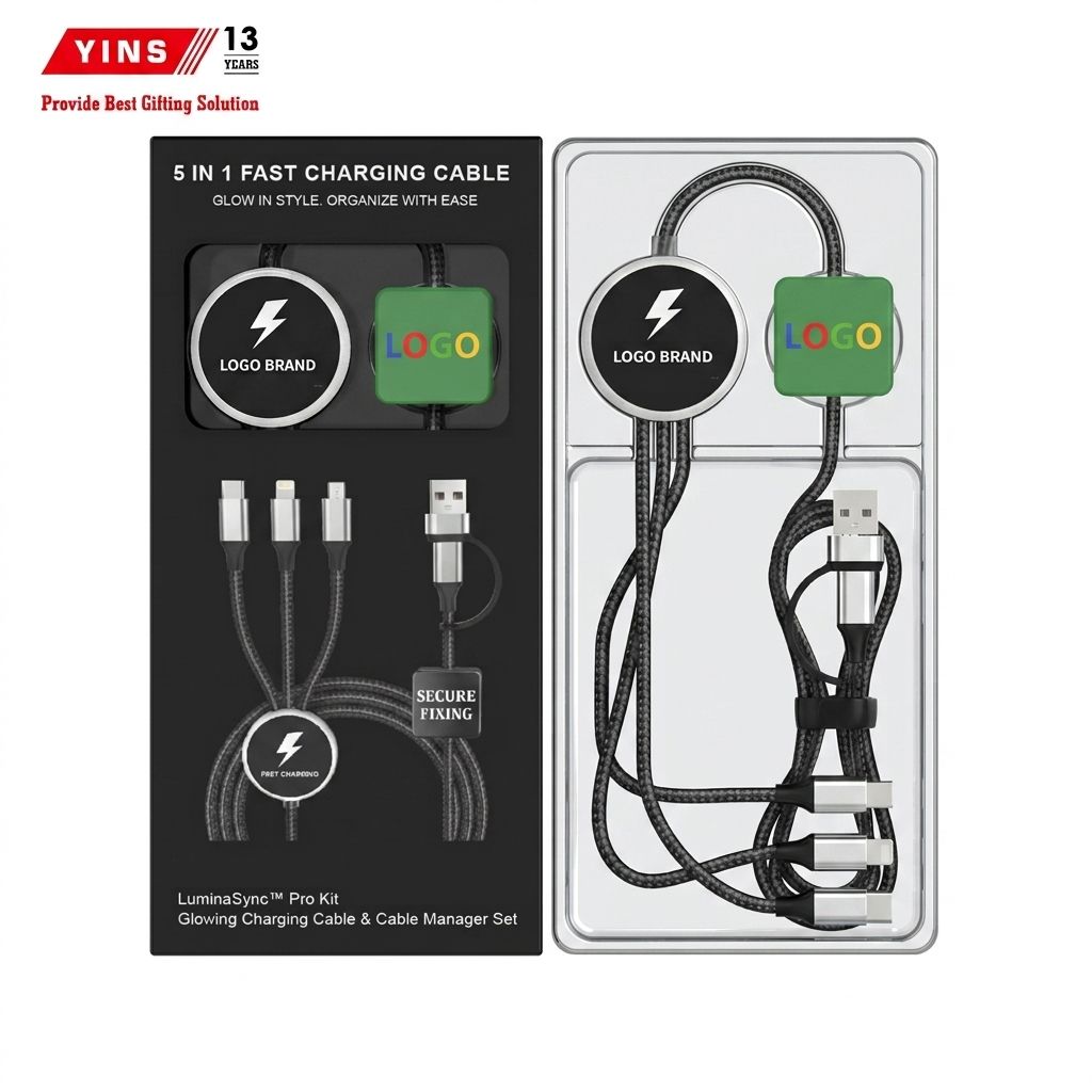 Black Cable+ Green Cable organizer