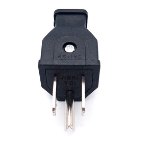 ปลั๊กไฟ15A มาตรฐาน Nema 5-15P 3ขาสำหรับโครงการ DIY สำหรับอุตสาหกรรมปลั๊กผลิตจากพลาสติกทนทานสำหรับการใช้งานของเรา - Product Image 5