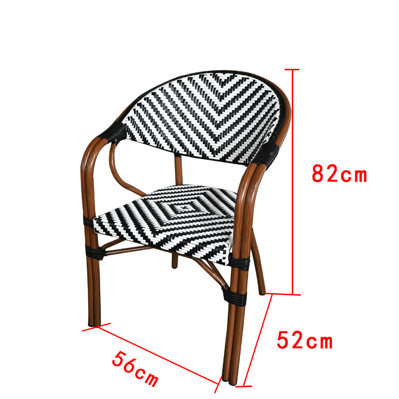 Silla de ratán estilo n