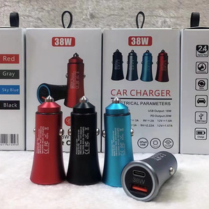 48W Dual Port Car Charger Simultaneous Fast Charging 5V/3A <strong>Output</strong> 9V/2A <strong>Input</strong> OTP &amp; OVP Protection Car Cigarette Lighter Plug - Product Image 2