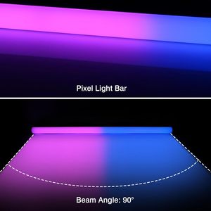 60W 90 pz RGB 3 in1 Pixel controllo LED effetto barra luminosa senza soluzione di continuità collegabile DJ luce con effetti di inseguimento - Product Image 5