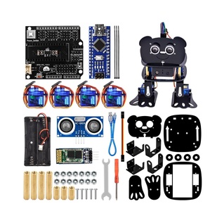 DIY 4-DOF Panda Robot elektron kiti dans programlanabilir Robot kiti desteği Android APP kontrolü Arduino ile uyumlu