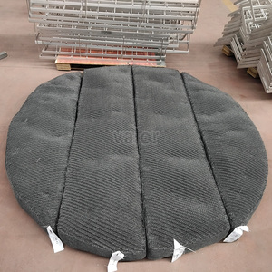 Tùy Chỉnh Dây Kim Loại Lưới Demister Chưng Cất Cột Loại Bỏ Các Bộ Phận Sương Mù Eliminator Lọc Chất Lỏng Lọc Cách Sử Dụng - Product Image 5