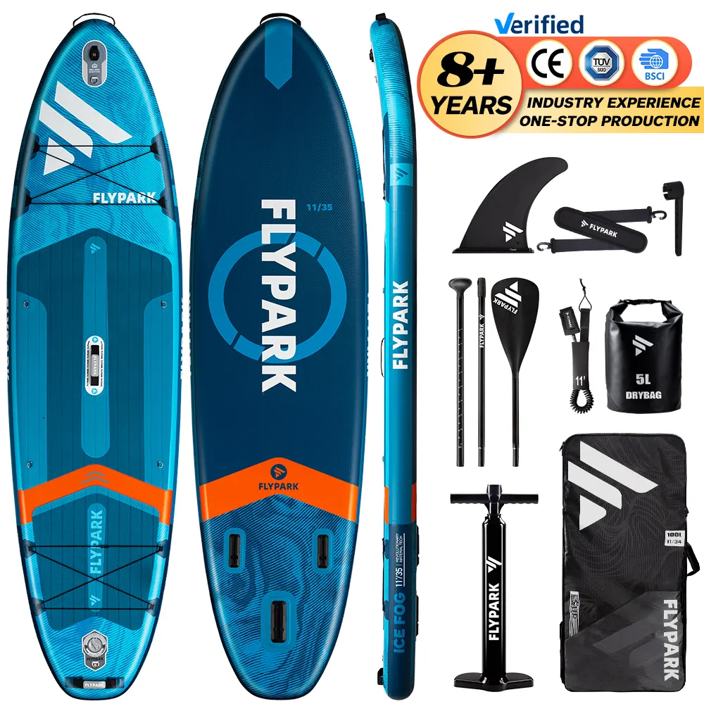 Waterplay सर्फिंग चप्पू सर्फ बोर्ड बड़े 11 खरीदने 'x 35 "x 6" परिवार समर्थन inflatable खड़े हो जाओ चप्पू बोर्ड किट