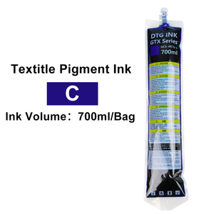 Xcellent Dubbele Witte 700Ml Tekst Pigment Inkt Dtg Inkt Zak Met Chip Voor Broer Gtx-Serie Printer - Product Image 6