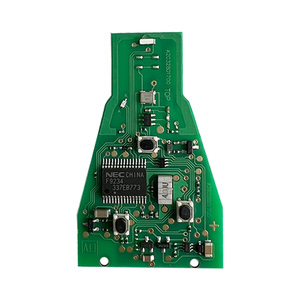 อะไหล่กุญแจอัจฉริยะสำหรับ Mercedes Benz NEC PCB พร้อมที่ใส่แบตเตอรี่ C M B E CL SL W204 W203 W211กุญแจรถระยะไกล W201