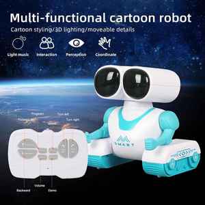 Multifunzione telecomando programmazione Robot intelligenza con luce e musica Robot elettrici Robot per bambini