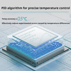 Weiai màn hình cảm ứng mini 18L nhiệt độ không đổi dao động Shaker phòng thí nghiệm quay qua lại lắc nước tắm lồng ấp - Product Image 4