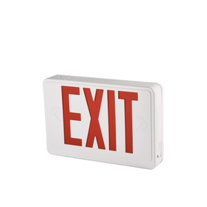 Светодиодный знак аварийного выхода, аварийный светильник 3 Вт, IP30, двусторонний, настенный, АБС-пластик, белый/красный, знак аварийного выхода - Product Image 1