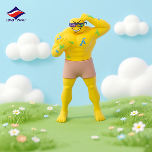 Longzhiyu 18 Năm Bức Tượng Nhà Máy Tùy Chỉnh Thực hiện Kawaii 3D Phim Hoạt Hình PVC Thu Nhỏ Búp Bê Dễ Thương Hành Động Hình Đồ Chơi - Product Image 3