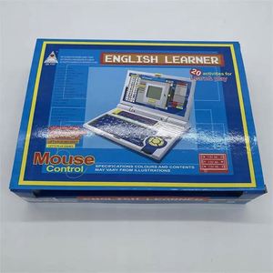 20 funzioni a batteria di plastica per bambini educativo macchina di apprendimento LCD gioco inglese Computer giocattolo per bambini Laptop per bambini
