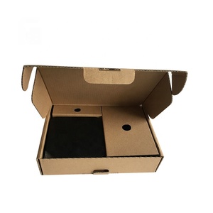 Custom Logo Printed Retail Cardboard Corrugated Cell Phone Packaging <strong>Box</strong> with UV Coating Embossing Matt Lamination Folder Type - Product Image 1