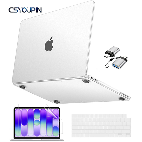 Clear - Matte Frosted case 4 in 1