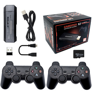 X2 macchina da gioco Android 4K Tv Stick Console Video 64G 30000 integrato 50000 giochi Wireless Controller Gamepad giocatore di gioco retrò - Product Image 1