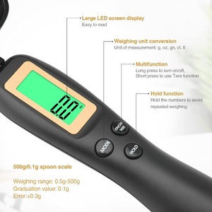 Promotional High Precision <strong>LCD</strong> Screen <strong>Display</strong> Digital Measuring Weighing Spoon <strong>Scale</strong> Kitchen Gadgets - Product Image 2
