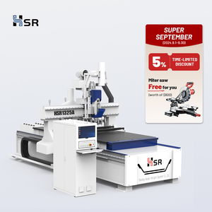 Hausser ATC Wood <strong>CNC</strong> <strong>Router</strong> <strong>Machine</strong> 3 Axis 9kW Air Cooling Spindle <strong>Auto</strong> <strong>Loading</strong> and Unloading <strong>CNC</strong> ATC <strong>Machine</strong> for Wood.