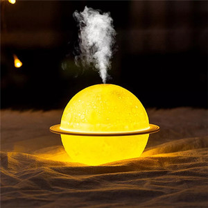 Yeni varış ultrasonik sıcak işık Aroma YAYICI taşınabilir USB buharlı nemlendirici 3D gezegen ev için uçucu yağ hava nemlendirici - Product Image 1