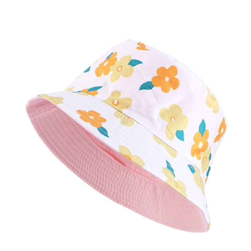 Orange Yellwo Flower White