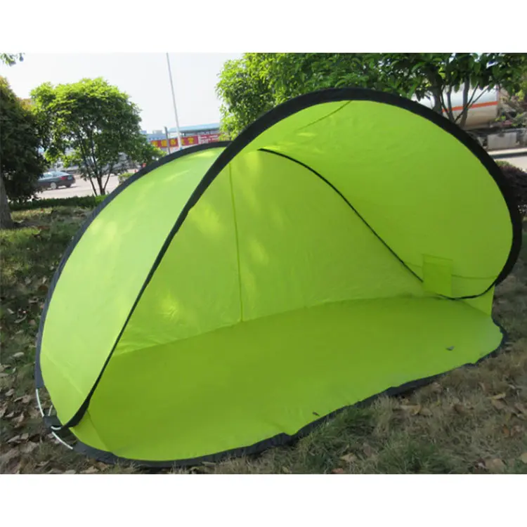 Custom Pop Up Portable Camping Tent 2 3 Person Fishing Anti Uv Beach Tent