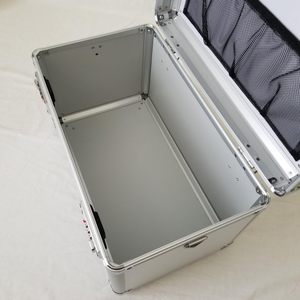 中型安全密码锁盒银色可锁储物箱办公室商务护照文件药品储物箱 - Product Image 2