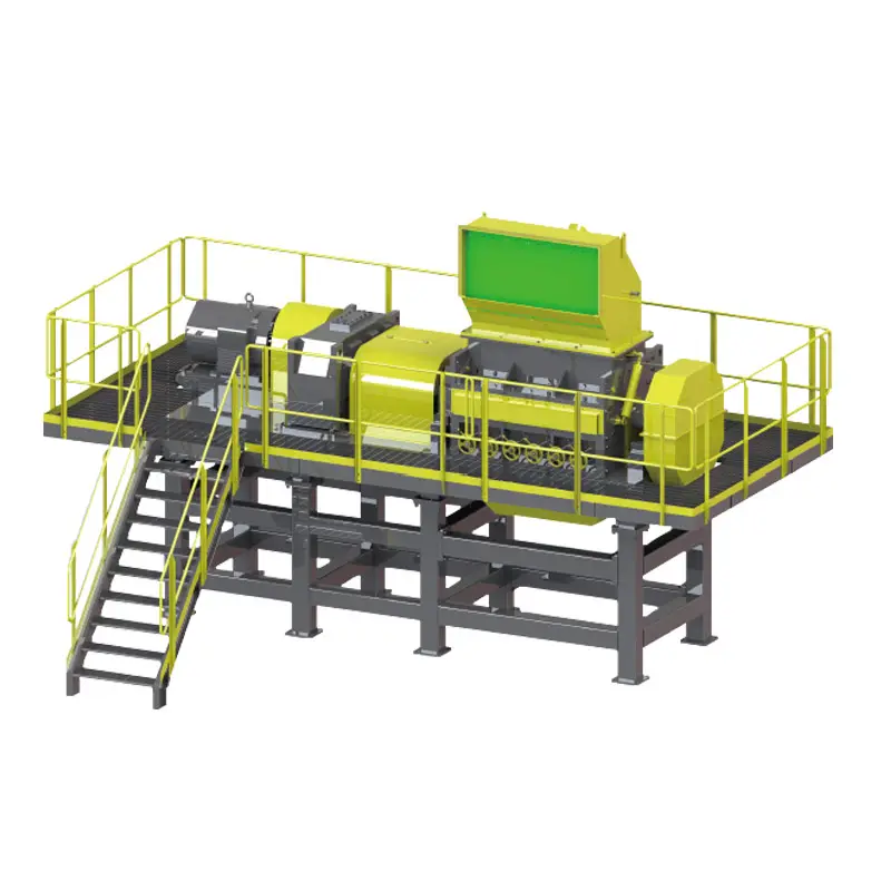 Linea di produzione automatica di frantumazione di particelle di gomma di Hong Jin macchina per il riciclaggio di particelle di frantumazione di pneumatici di scarto