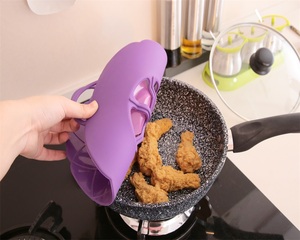 Silicone đun sôi hơn bảo vệ Silicone Nắp dừng nồi và chảo từ lộn xộn spillovers đun sôi trên phổ Nắp Splatter bảo vệ - Product Image 3