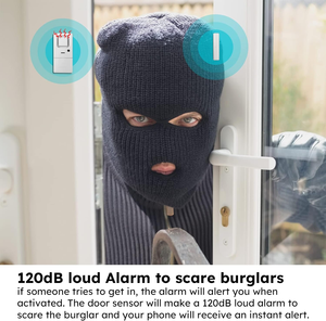 Alarma de ventana de puerta con alertas de aplicación Seguridad en el hogar inteligente WiFi inalámbrico Alarmas de ventana y puerta para seguridad en el hogar Seguridad para niños - Product Image 4