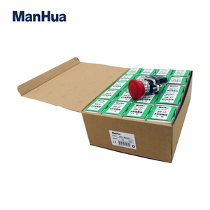 ManHua XB4-BS542 Urgent Stop Red Mushroom NO/NC drehen zu release push button schalter - Product Image 6