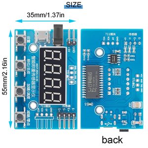 HX711デジタルロードセルモジュール重量センサーA/Dディスプレイ付き24ビット計量スケールスマートロードセルディスプレイ/ラズベリーパイ用 - Product Image 6