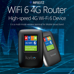 راوتر واي فاي كاربور MF837Z ميني 4G LTE مع فتحة لبطاقة SIM يدعم بطارية 3000 مللي أمبير راوتر واي فاي لاسلكي 4G - Product Image 2