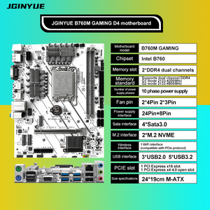 JGINYUE-Placa base LGA 1700 con procesador Intel Core I3/i5/i7/i9 12th/13th, Memoria DDR4 de doble canal - Product Image 3
