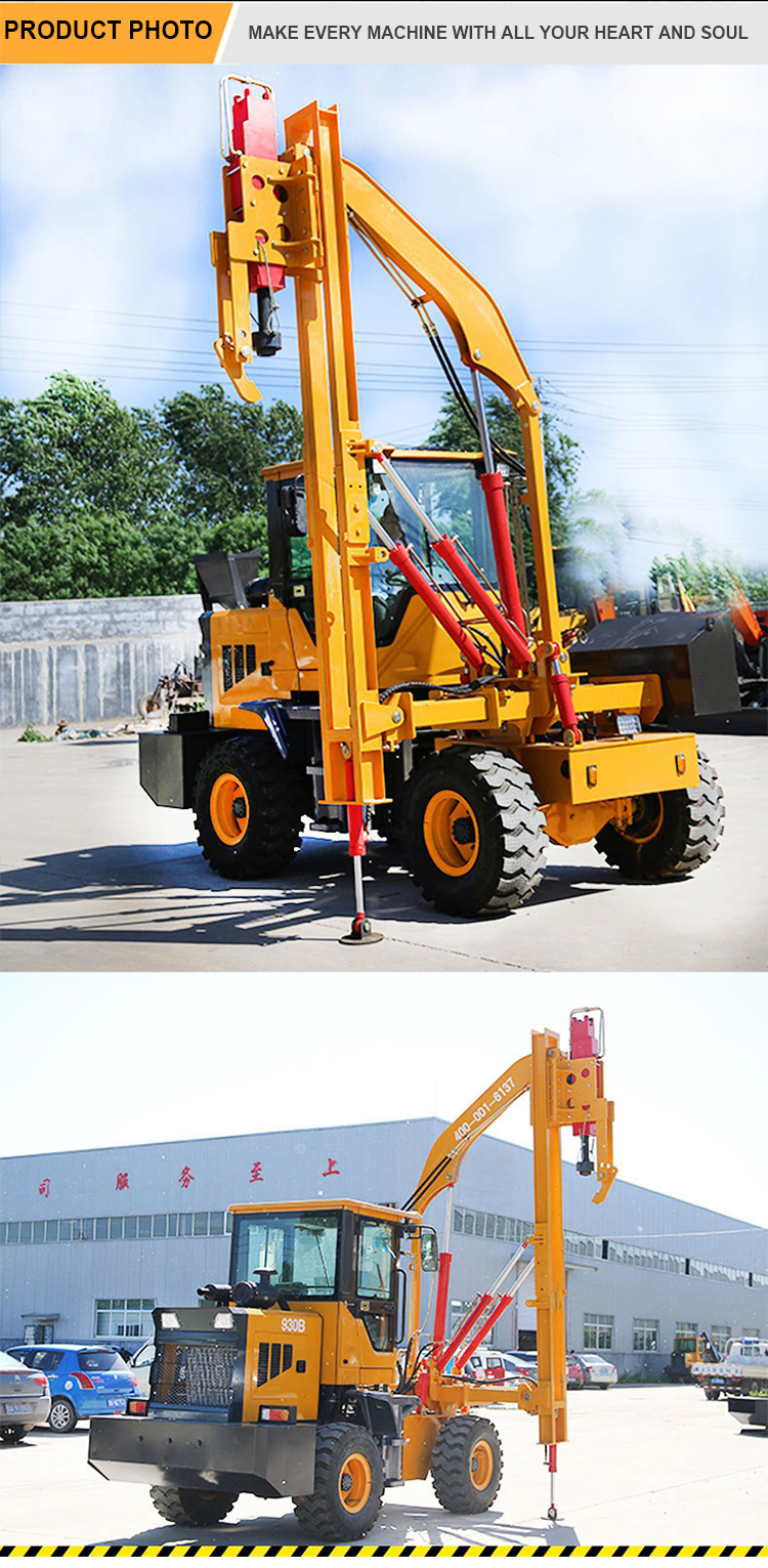 Shanding Hydraulic  pile driver helical pile driver Hydraulic Hammer
