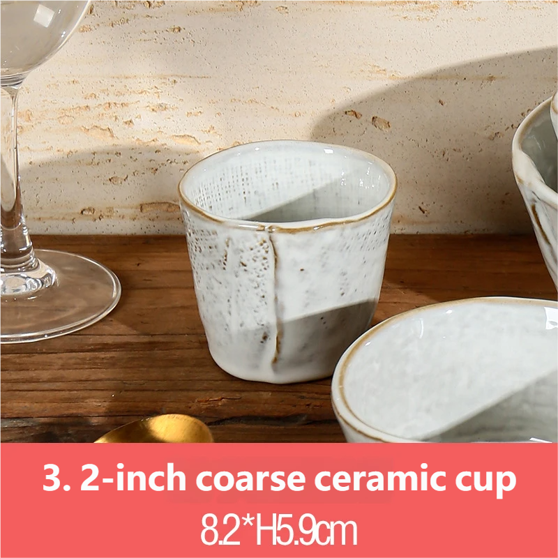 Tasse en céramique brute de 3,2 pouces