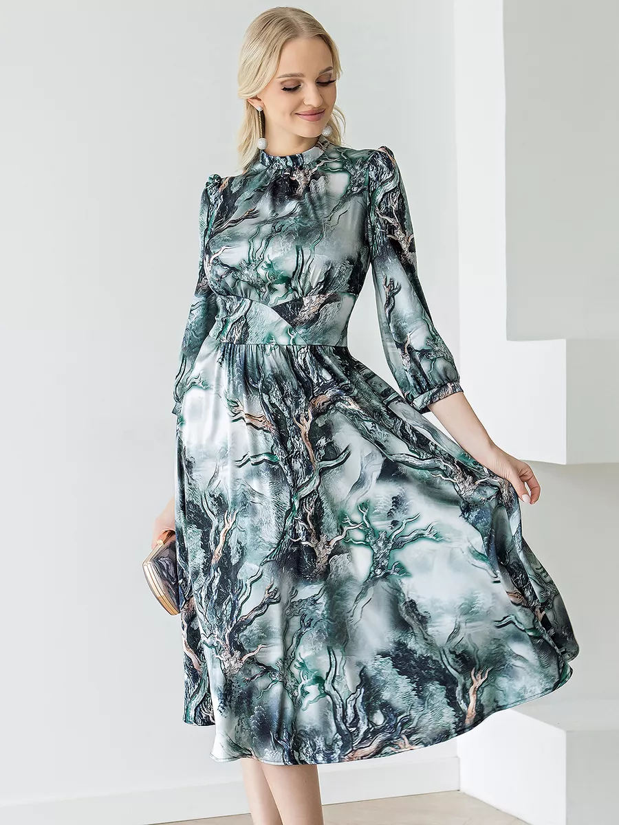 Multicolor Trees print