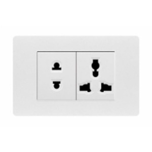 Nuevo diseño tipo doble 3 polos + doble enchufe USB Multi 6 pines enchufe de pared cargador USB toma de corriente - Product Image 3