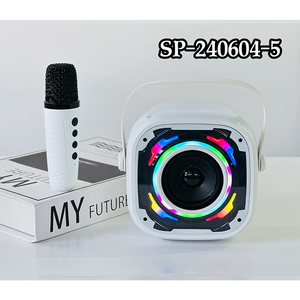 New Hot Sale Laranja Atacado Inteligente Música Blue tooth Boxe Karaoke Máquina Sistema Sem Fio Alto-falantes Portátil Audio Player