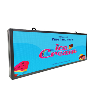 Tablero de pantalla LED RGB programable personalizado para publicidad de escaparate comercial con impresión de logotipo y letrero de evento - Product Image 1