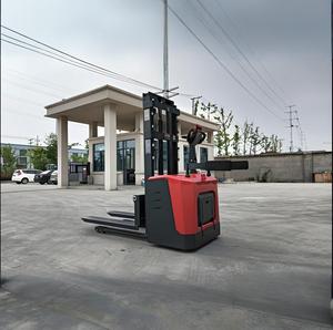 1トン1.5トン2トン2.5トン3トンリフト<span class=keywords><strong>3m</strong></span>歩行者電気パレットスタッカー完全ウォーキー電気スタッカーCE付き