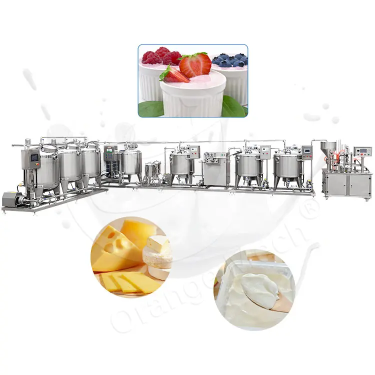 ORME mesin produk susu Renneted komersial fermentasi dan peralatan Yogurt untuk industri susu
