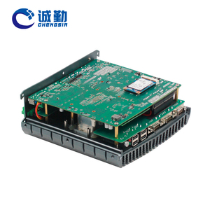Celeron J6412 N100 Core i5 i7 2 Lan 6COM endüstriyel bilgisayar kasası 2 * DDR4 6USB X86 gömülü veri toplama için fansız Mini PC - Product Image 6