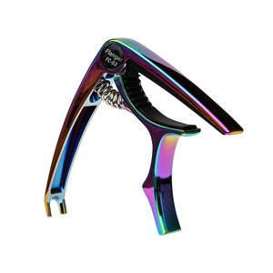 Accessori per strumenti a corda per chitarra ad alto valore di aspetto splendido Capo in materiale metallico a sette colori