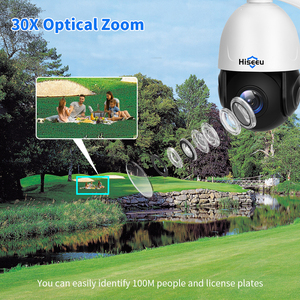 POE高清4K 8MP IP66 30X光学变焦户外人体运动跟踪闭路电视ptz安全摄像机 - Product Image 3