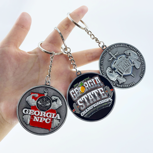 RENHUI Maker Printed Clasp Geschenk 2D Doppelseitige schwarze Kette Kein Mindest schlüssel ring Schlüssel ring Benutzer definierte Metalls chl üssel anhänger Schlüssel anhänger
