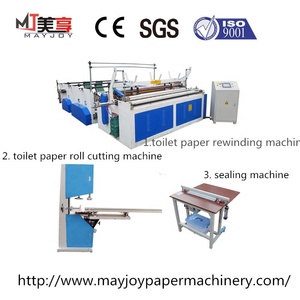Double Embossing Second Hand Automatic Mini Paper Core Dropping <strong>Function</strong> Toilet Tissue Paper Making Machine