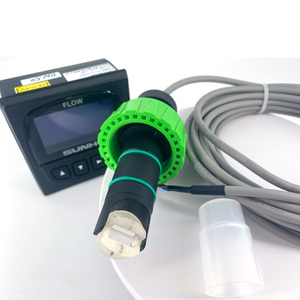 Línea de tubería ± 1% FS Salida de pulso IP65 DN100 4 pulgadas Material PP Inserción Insertable Instalación de tubería Sensor de flujo de rueda de paleta - Product Image 6